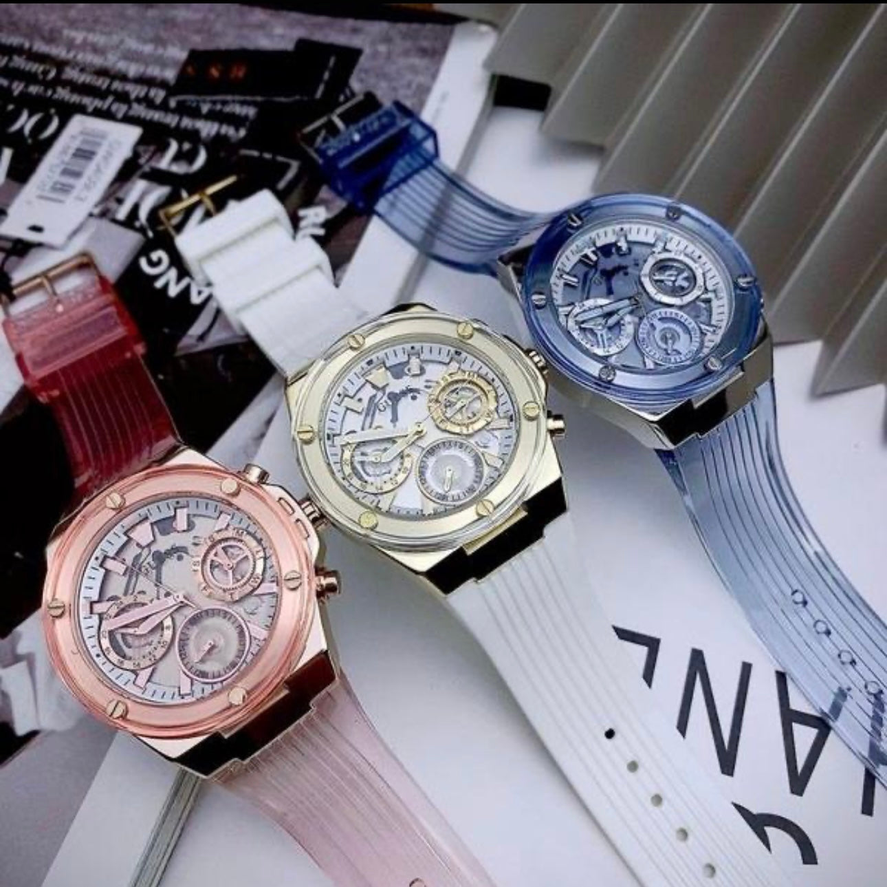 GUESS ATHENA WATCH GW0409L1 BLUE